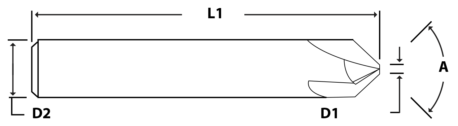 Chamfer Cutter Pointed