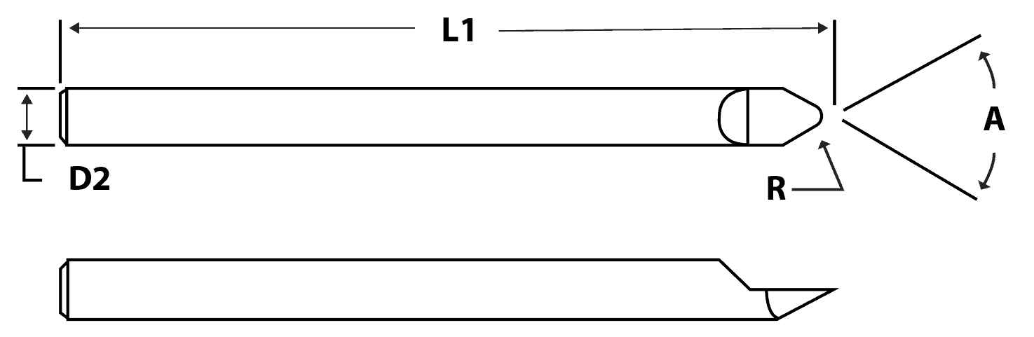 Engraving Cutter with Radius