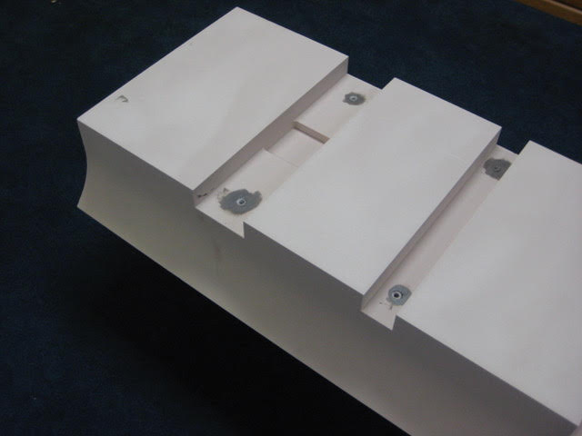 A slab of white precision tooling board